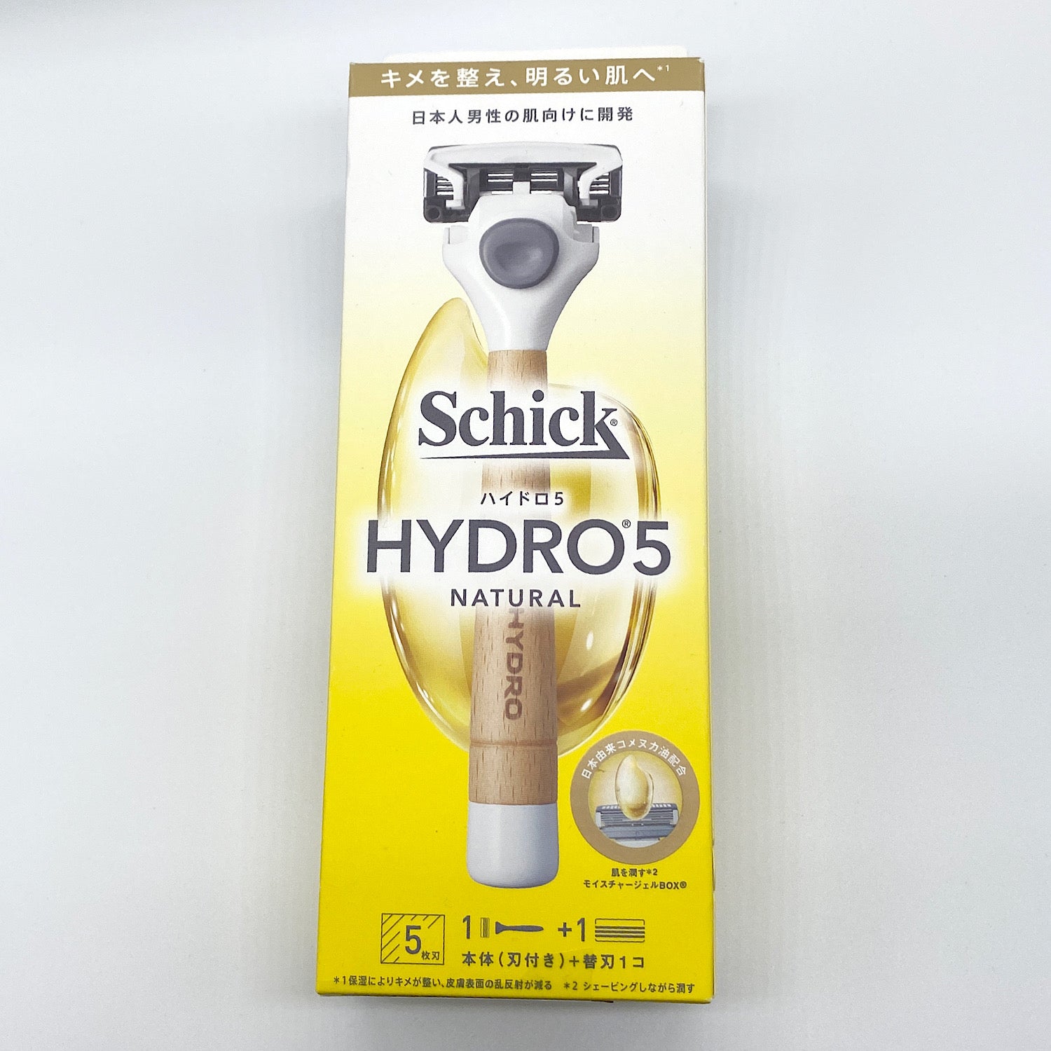 日本人の肌向けに開発されたカミソリ！SCHICK HYDRO NATURAL